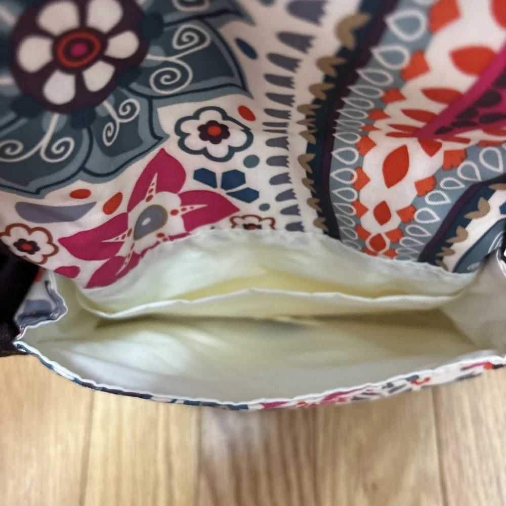 LeSportsac Mini Floral‎ Brown Crossbody Bag